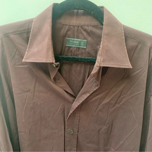 Prada Men's Dress  Shirt 16 - Picture 5 of 11